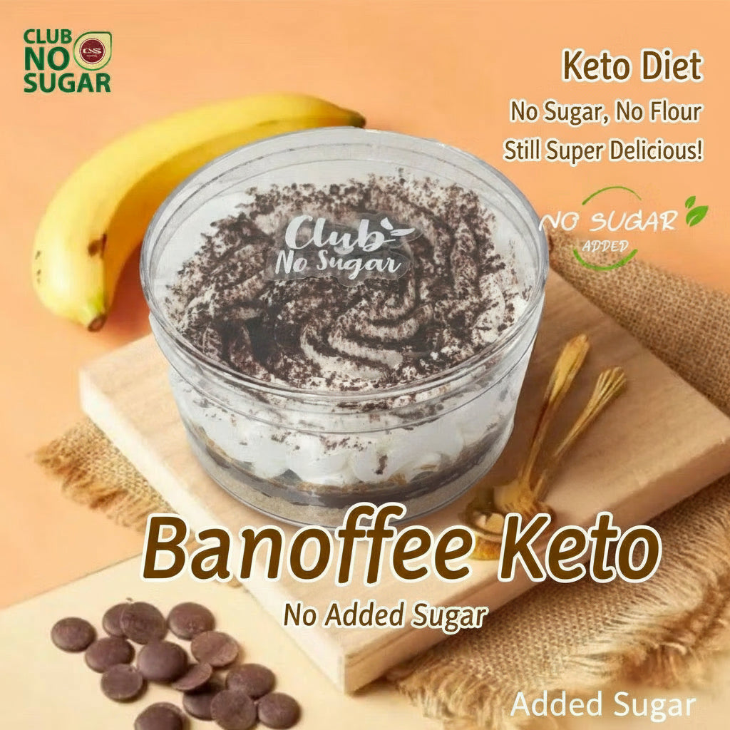 CNS No sugar added CNS Velvet Banoffee Keto 太妃 KETO 蛋糕