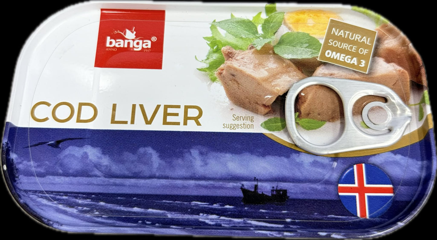 Banga Cod Liver 鱈魚肝 115g
