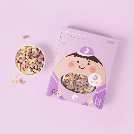 森林麵食 -寶寶義大利麵|單盒180g|寶寶通心麵|無鹽|蔬果麵|8M+ Forest Noodles - Forest Baby Pasta - Macaroni 180g