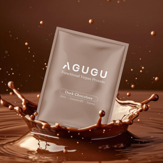 AGUGU-全素 豌豆蛋白飲-隨手包|植感醇黑可可 Pea Protein Dark Chocolate
