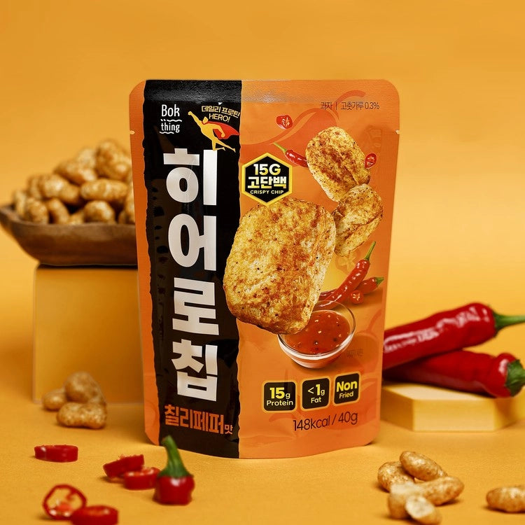 Bokthing高蛋白豆脆片 惹味辛辣味 Hero Chip Spicy Flavor