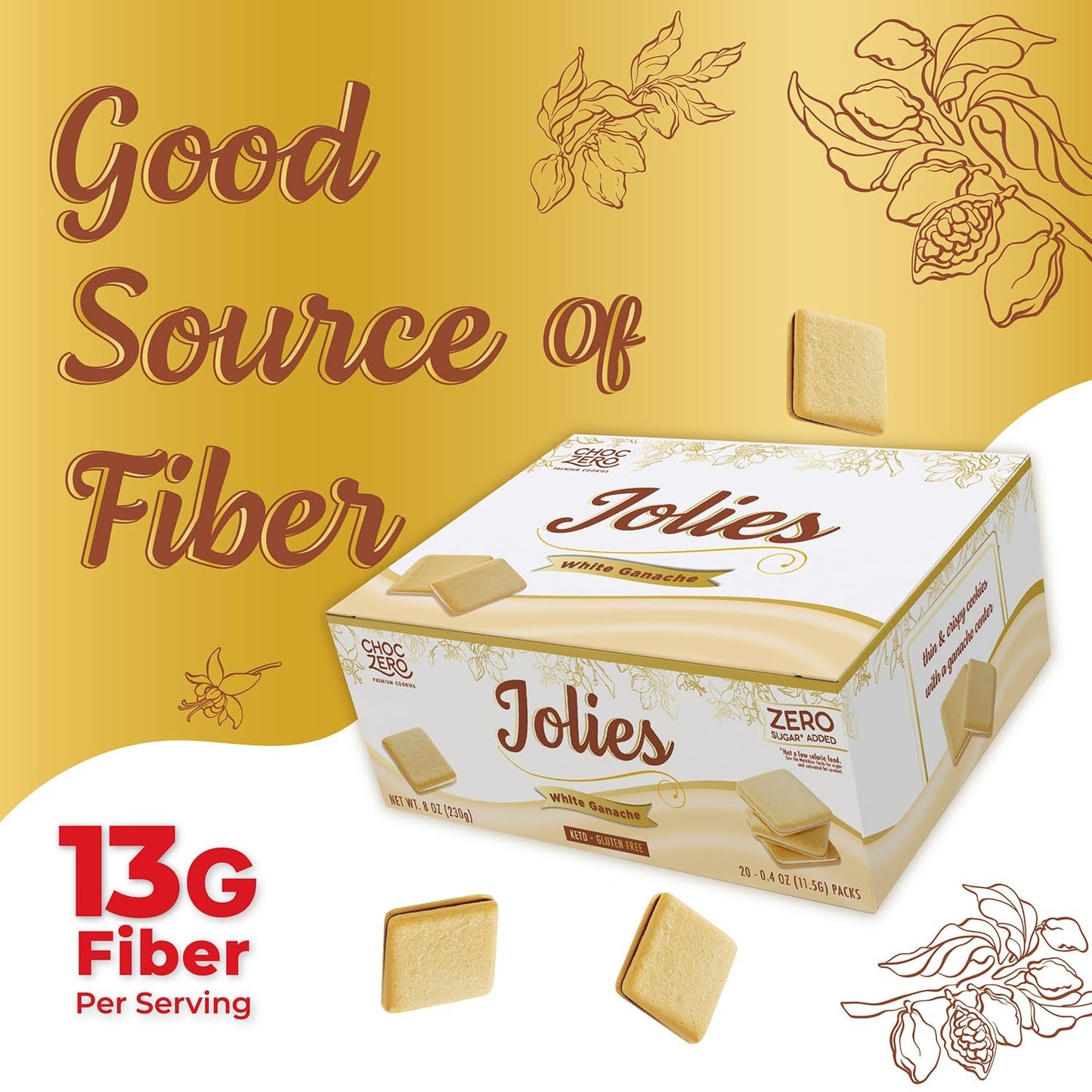 ChocZero Jolies 白朱古力餅乾