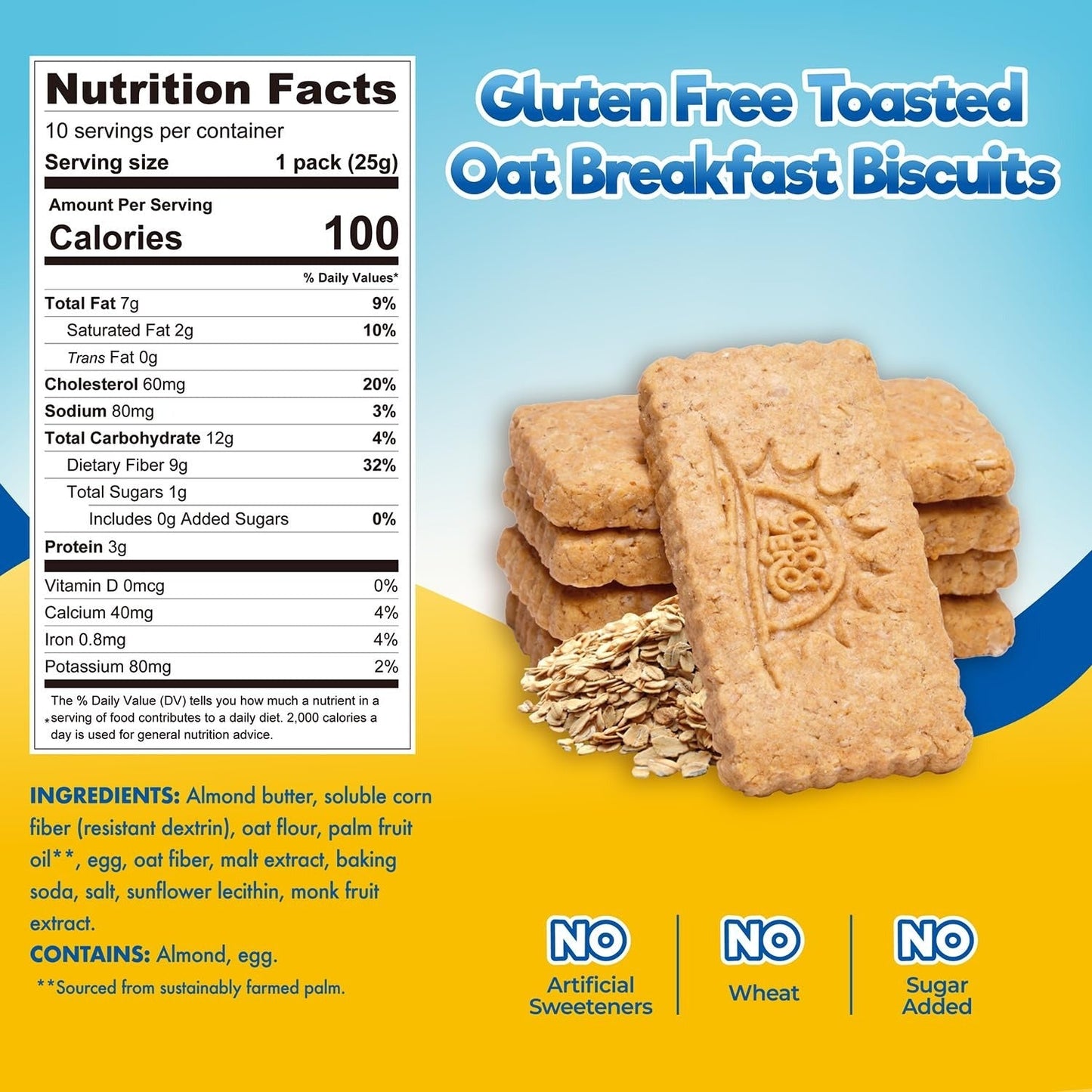 Choczero  烤燕麥早餐餅乾   獨立包裝-10小包