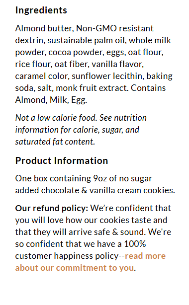 ChocZero Keto 巧克力三明治餅乾 附奶油 低糖無麩質 12 - 0.75 oz (21g)