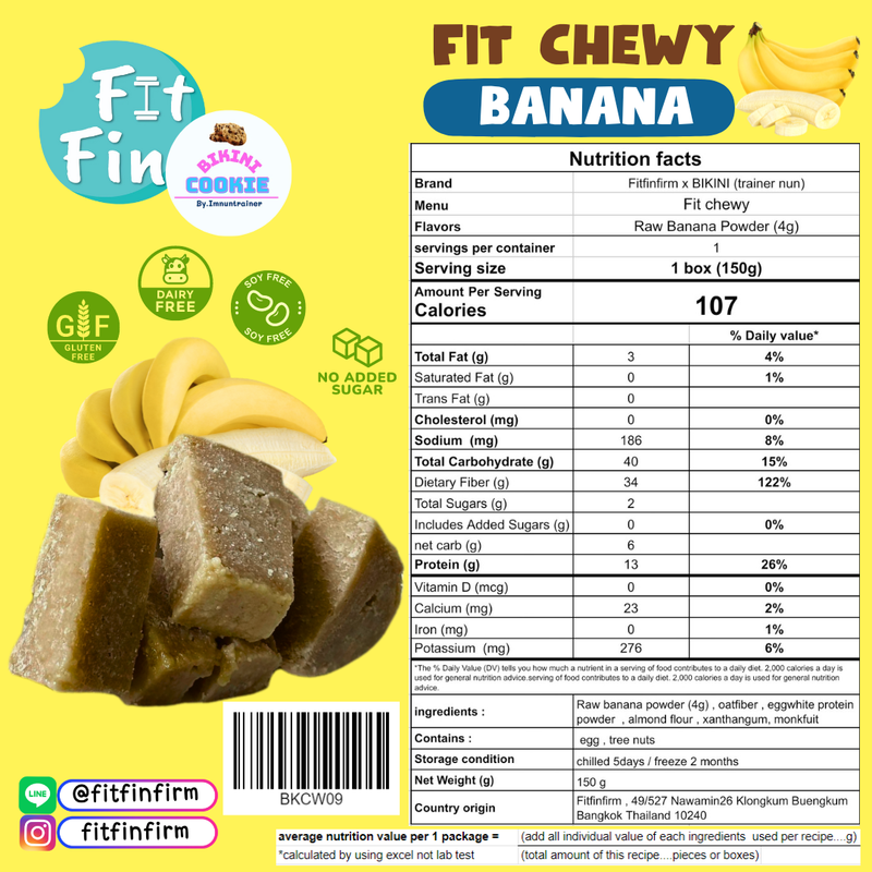 FitFIN Chewy Banana