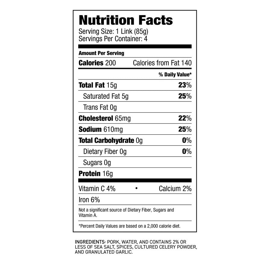 FRAMANI 經典意式豬肉腸 ---best by 20-11-25(冰鮮)急凍可保存4個月