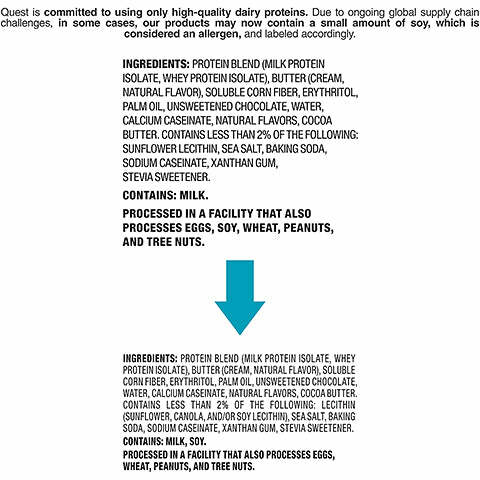 Quest Nutrition, 高蛋白曲奇,朱古力碎 59g