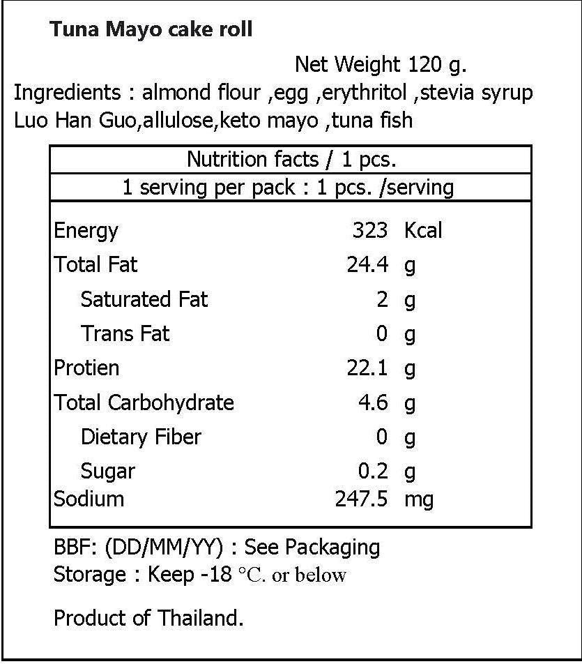 Lek's 吞拿魚蛋黃醬蛋卷 120g