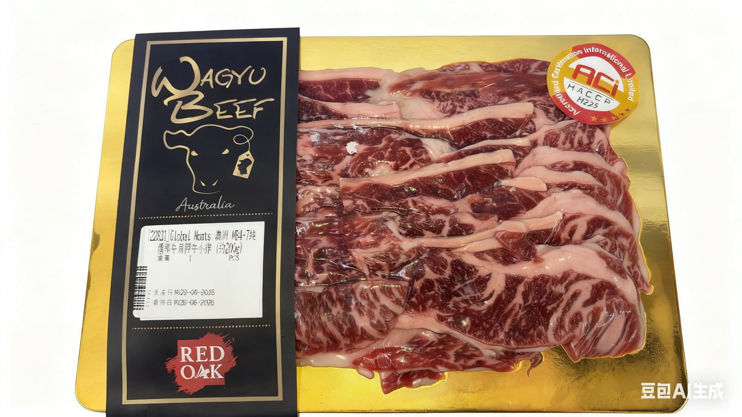 MB4-7和牛牛肩胛牛小排 (200g)