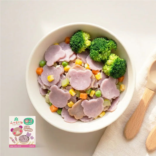 森林麵食 -星星麵|紫薯口味X熊熊造型
