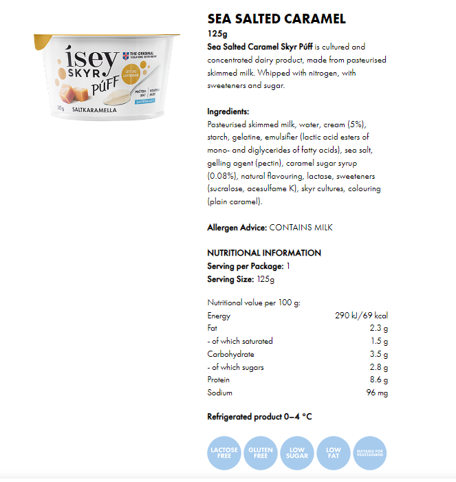 *現貨*冰島乳酪 isey Skyr 『125g-170g』(購買請向本店whats app查詢到期日)