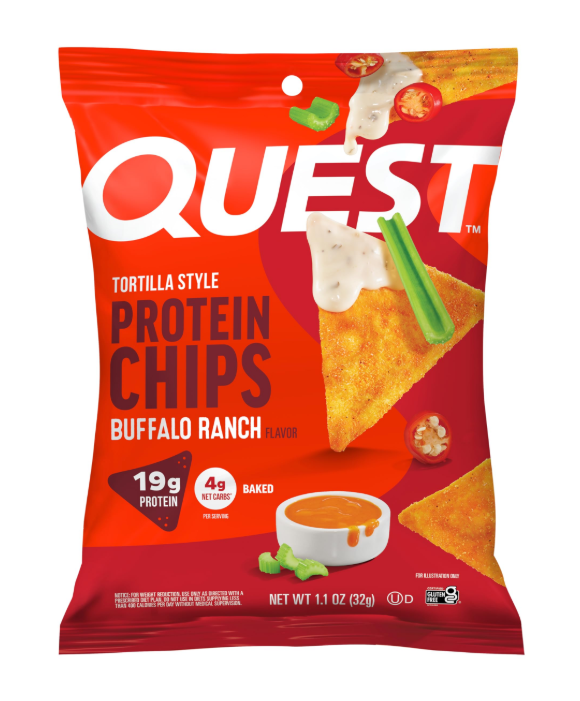 Quest Nutrition 高蛋白薯片水牛城牧場風味醬口味