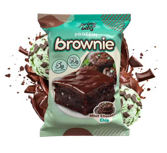 Prime Bites Protein Brownie 蛋白布朗尼 65克 - 薄荷朱古力碎味