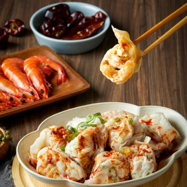 KIND FOOD 康福先生【小冰聯名研發】 爆餡蝦蝦大餛飩 12隻 360公克±5%