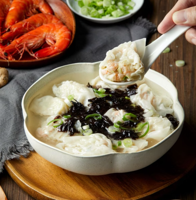 KIND FOOD 康福先生【小冰聯名研發】 爆餡蝦蝦大餛飩 12隻 360公克±5%