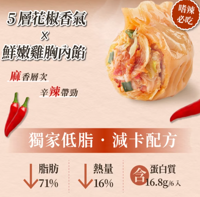 KIND FOOD 康福先生-川麻雞胸康福餃12顆 288g±5%