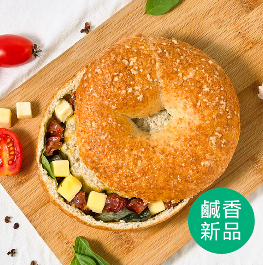 原味時代 - 小農番茄瑪格麗特減醣貝果 125g