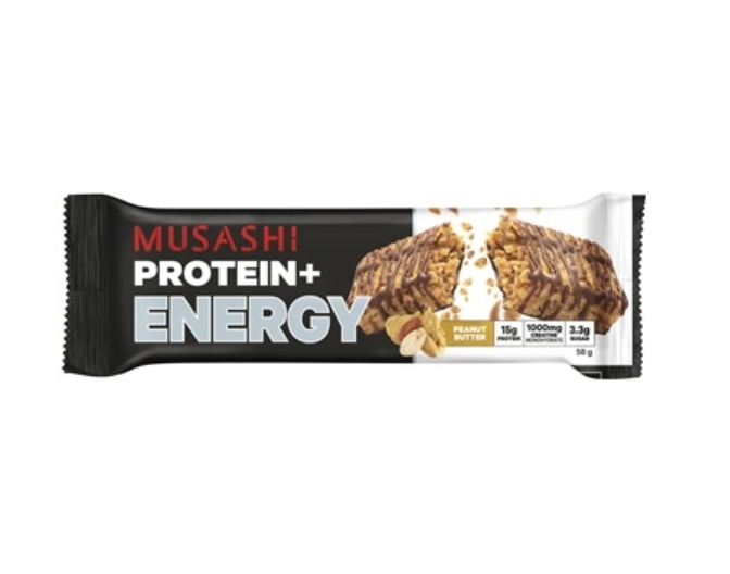 Musashi 蛋白質+Energy 能量花生醬 蛋白棒 58g