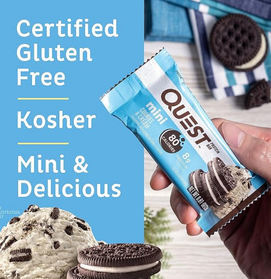 Quest Protein bar Mini cookies & cream 23g