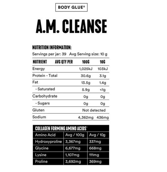 Gevity BONE Broth BODY GLUE A.M.CLEANSE  390g 牛骨湯 （薑黃）
