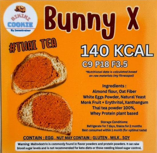 Bikini cookies BUNNY X - Thai tea