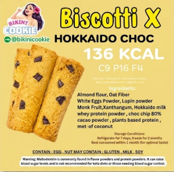 Bikini cookies Biscotti Hokkaido Chocolate