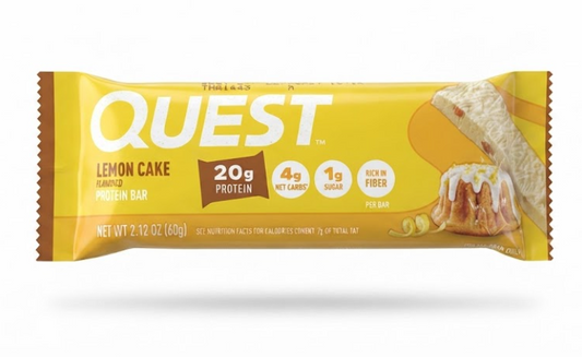 Quest Nutrition, 高蛋白棒-檸檬蛋糕味