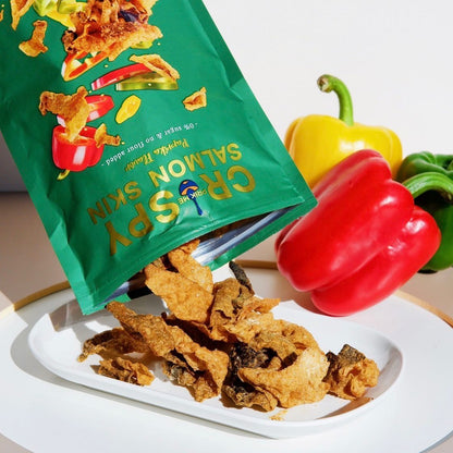 PRIK ME 非油炸無糖三文魚皮 -紅椒粉 65g