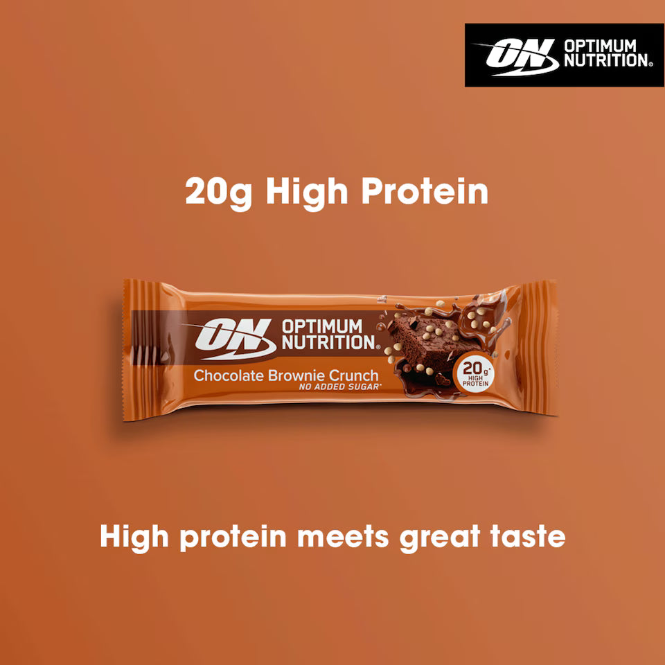 ON Crispy Protein Bar 高蛋白棒 -脆脆小食棒 朱古力布朗尼 - Chocolate Brownie Crunch 65g