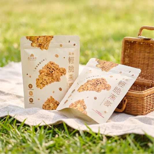森林麵食 蔗香黑蜜輕脆燕麥 140g｜純素非油炸｜2Y+ | Forest Noodles Brown Sugar Granola