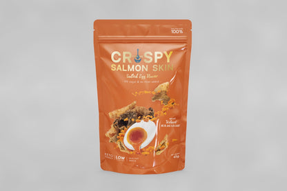 PRIK.ME 非油炸三文魚皮-咸蛋黃味 65g