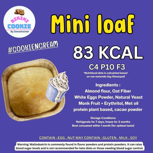 Biniki Mini loaf #COOKIENCREAM