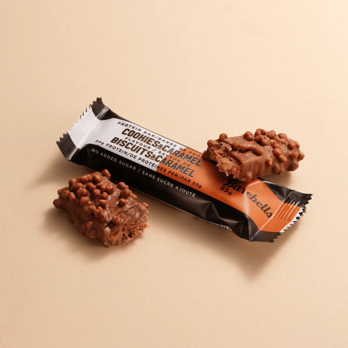 Barebells Protein Bar - 鬆軟蛋白棒 - 曲奇和焦糖味 Cookies & Caramel 55g