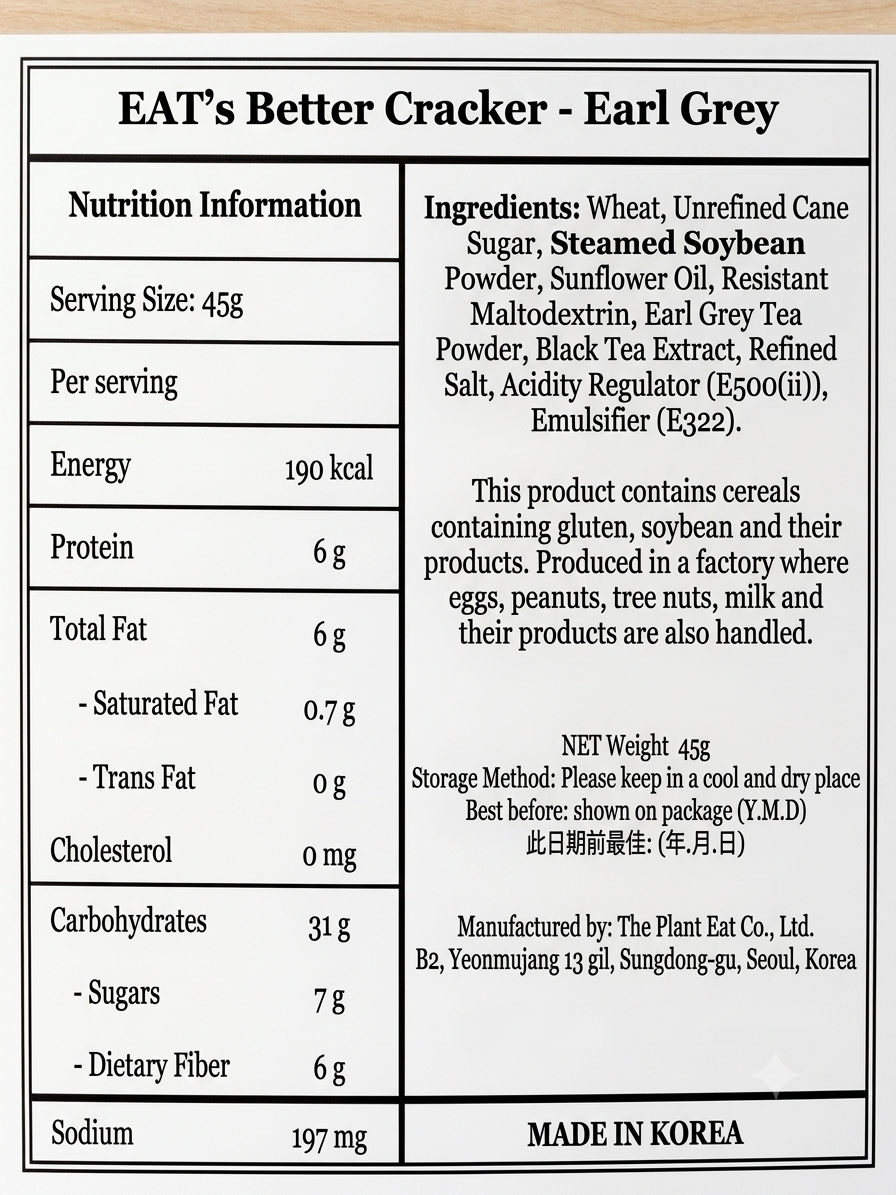 EAT'S Better - Oven Baked Cracker 45g