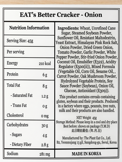 EAT'S Better - Oven Baked Cracker 45g