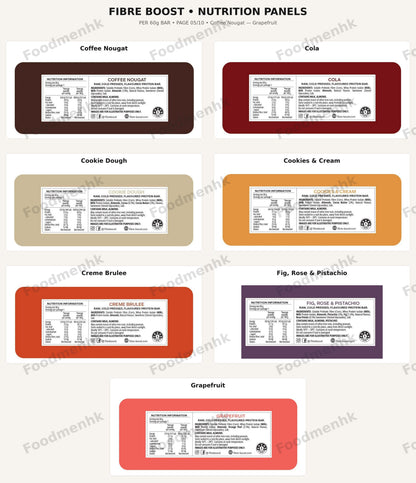 Fibre boost -Raw & Cold Pressed Protein Bar 澳洲冷壓 蛋白捧 60g