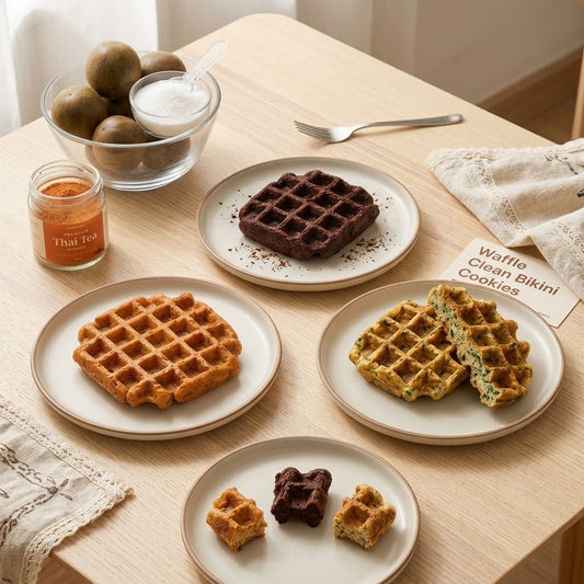 Bikini Cookies Waffle clean