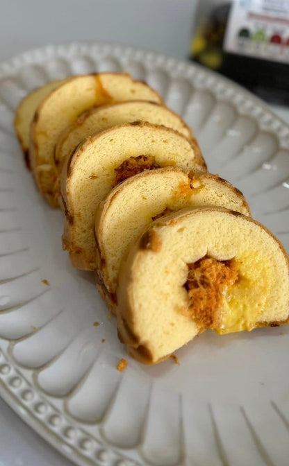 鹹蛋辣豬肉鬆卷蛋 130g￼