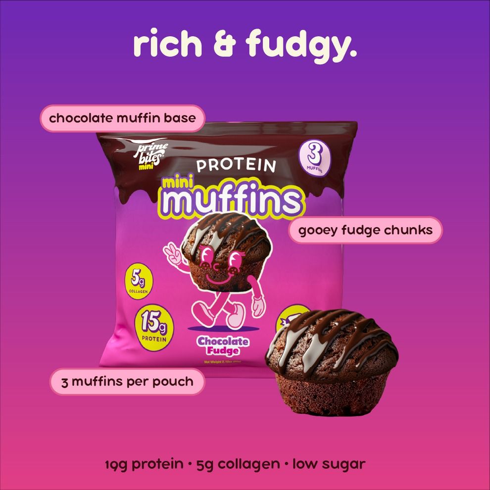 Prime Bites mini muffins 60g