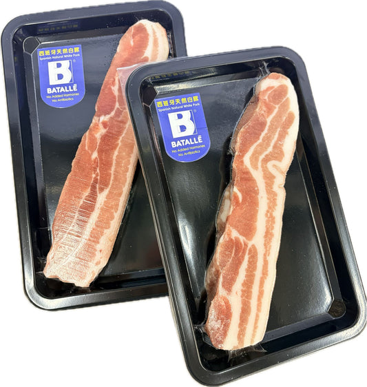 Batalle西班牙白豚有皮豬腩件  200g