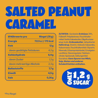 Ahead Salted Peanut Caramel Low Sugar Chocolate Bar 35g