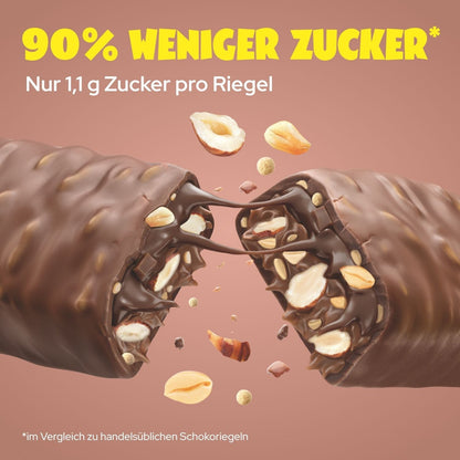 Ahead Crunchy Nougat Low Sugar Chocolate Bar 35g