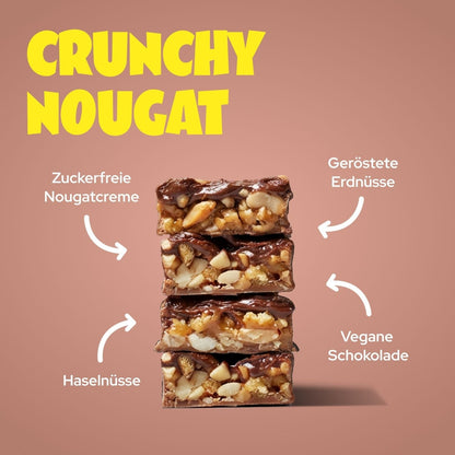 Ahead Crunchy Nougat Low Sugar Chocolate Bar 35g