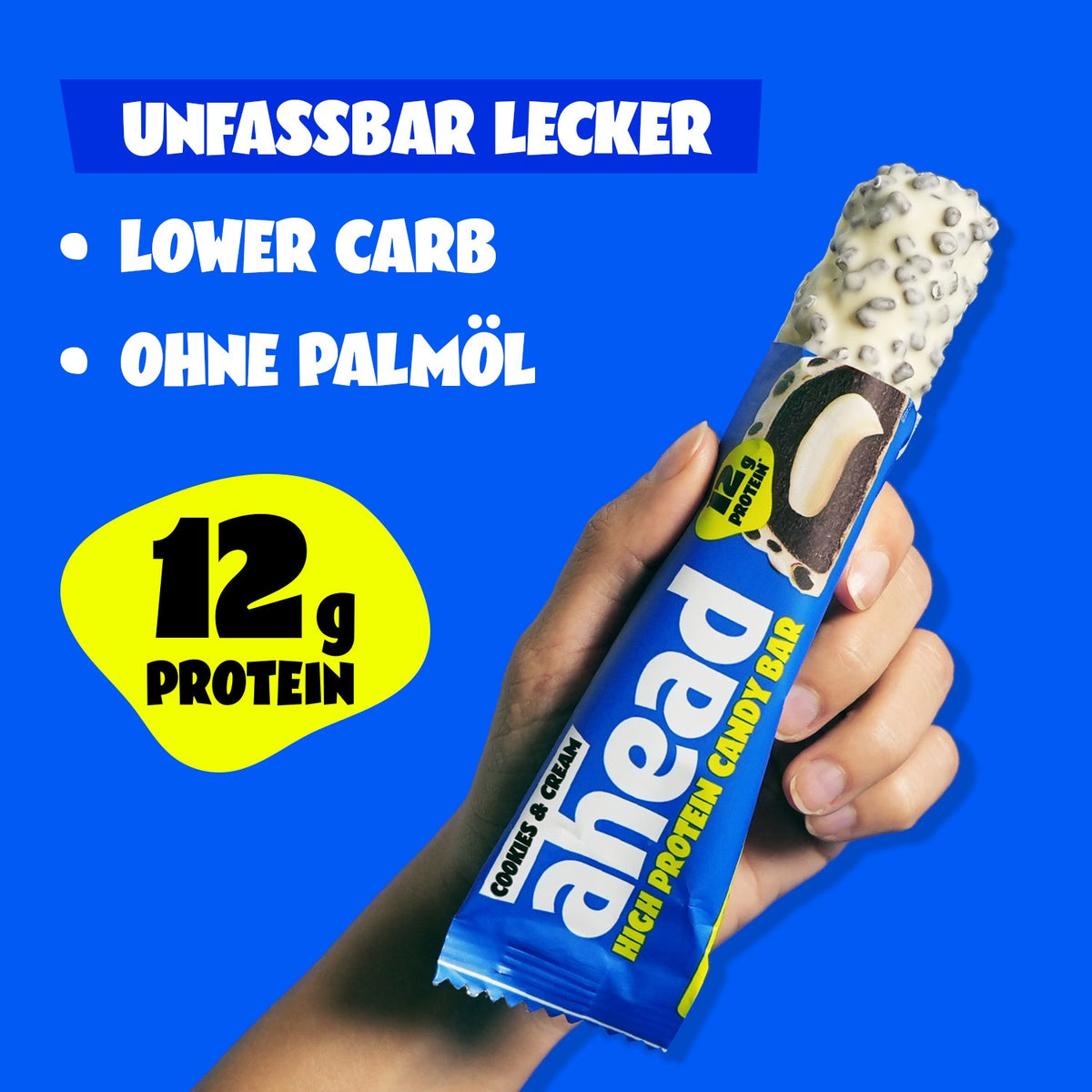 Ahead Cookies & Cream Protein Bar 45g