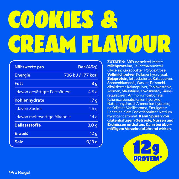 Ahead Cookies & Cream Protein Bar 45g