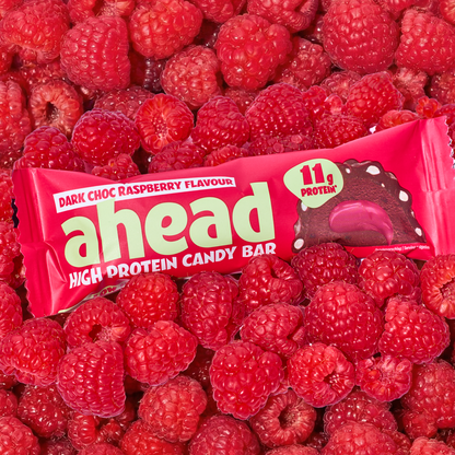 Ahead Dark Chocolate Raspberry Protein Bar 45g