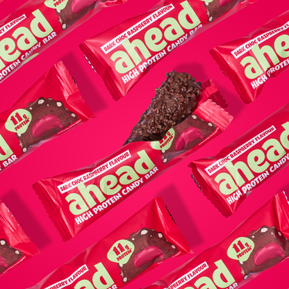 Ahead Dark Chocolate Raspberry Protein Bar 45g