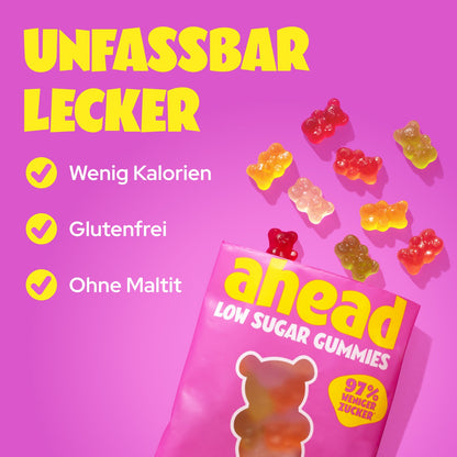 Ahead Gummy Bears Low Sugar Gummies 50g