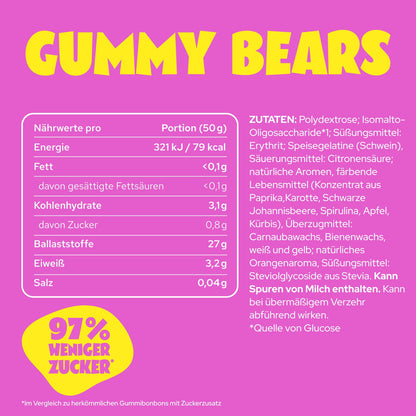 Ahead Gummy Bears Low Sugar Gummies 50g