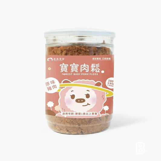 森林麵食 星球寶寶肉鬆｜原味豬肉｜適合1歲以上｜1罐入(120g) Forest Noodles - Baby Pork Floss 120g